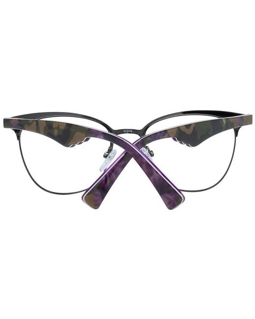 Police Blue Purple Metal & Plastic Glasses (frames)