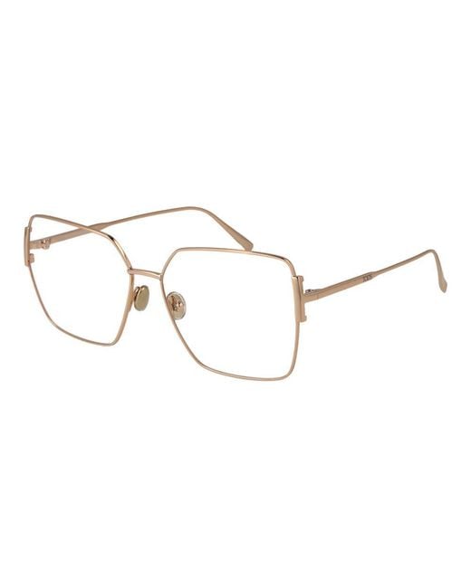 Tod's Metallic Gold Metal Glasses (frames)