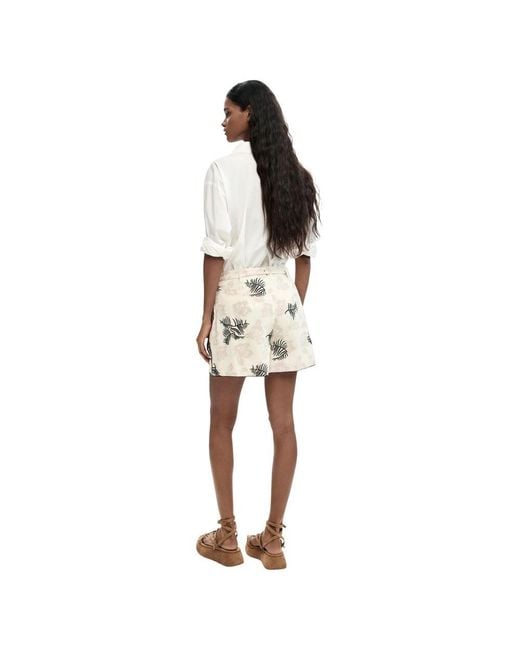 Desigual Natural Cotton Shorts