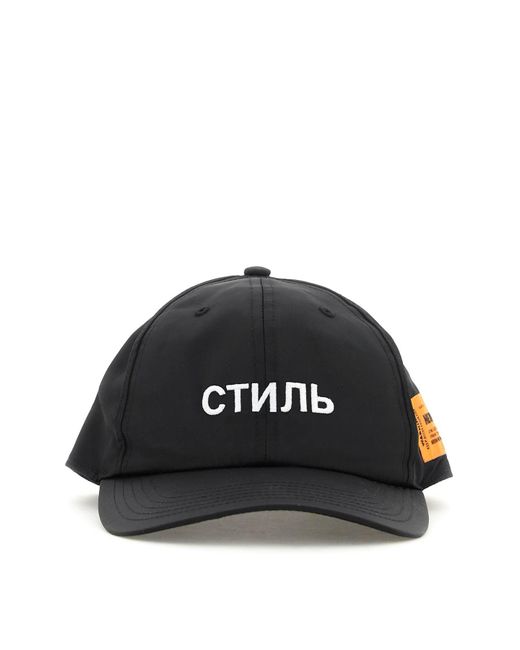 Heron Preston 20SS Reflector Design Cap Logo cap Heron Preston for