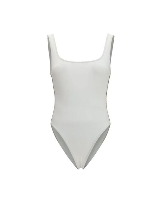 Burberry Gray White Polyamide One