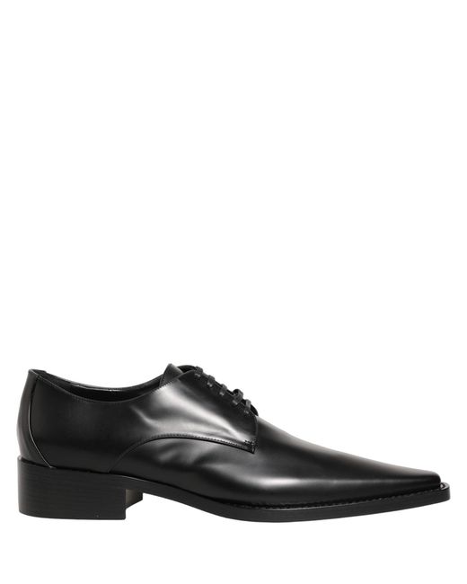 Dolce & Gabbana Black Leather Lace Up Derby Dress Shoes