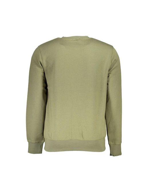 Timberland Green Classic Crew Neck Fleece Sweatshirt for men