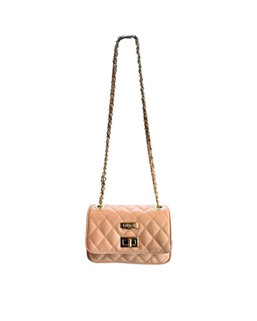 Baldinini Pink Leather Crossbody Bag