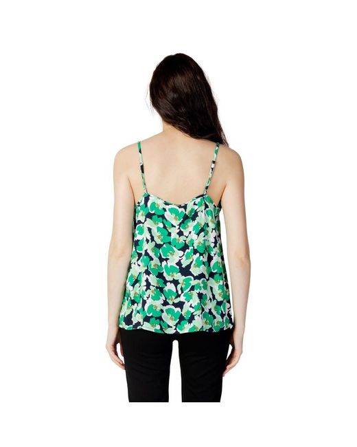 Jacqueline De Yong Green Cotton Tops & T