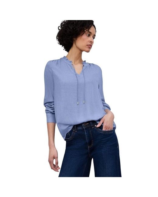 Street One Light Blue Viscose Blouse