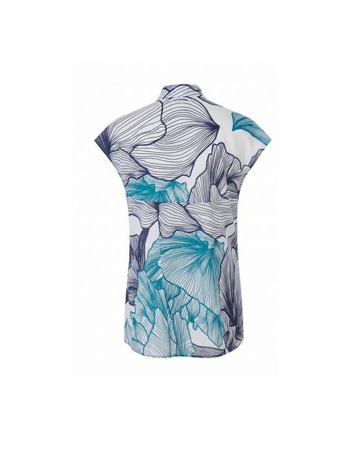 Malo Blue Cotton Shirt