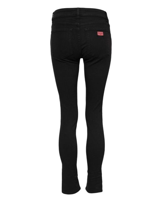 Dolce & Gabbana Black Cotton Skinny Mid Waist Denim Jeans for men