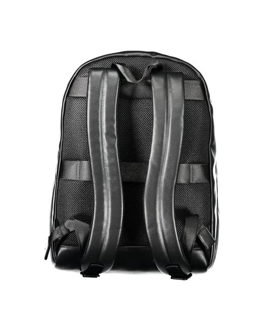 Tommy Hilfiger Black Polyethylene Men Backpack for men