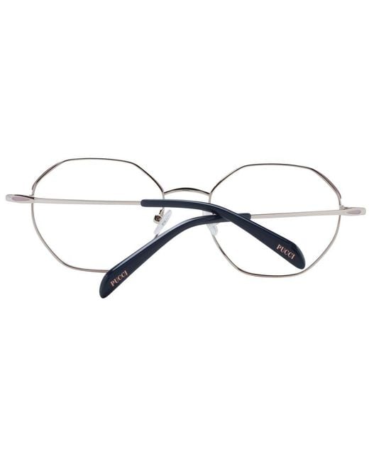 Emilio Pucci Metallic Metal Glasses (Frames)