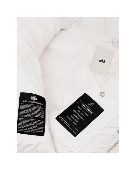Add White Polyamide Jackets & Coat