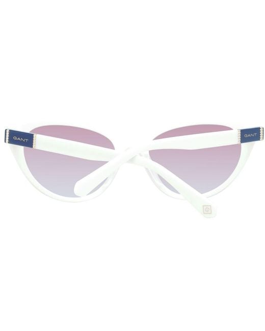 Gant Purple Ga1046968 Cat Eye Sunglasses