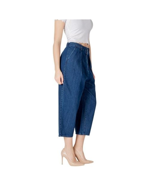 ONLY Blue Cotton Jeans Denim