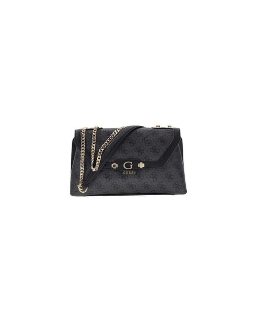 Guess Black Gray Polyethylene Handbag