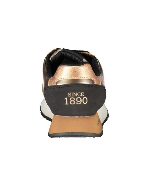 U.S. POLO ASSN. Brown Bronze Polyester Sneaker