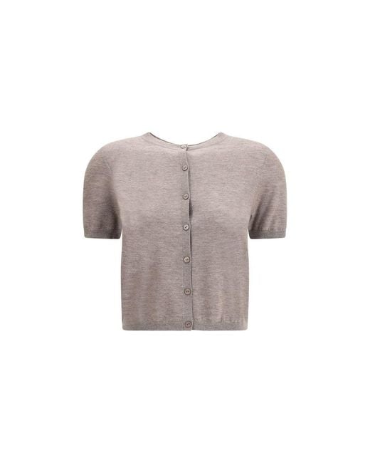 Lisa Yang Gray Charlotte Cardigan