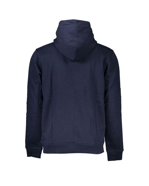Tommy Hilfiger Blue Elegant Long Sleeve Hooded Sweatshirt for men