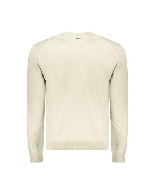 Napapijri Natural Cotton Sweater for men
