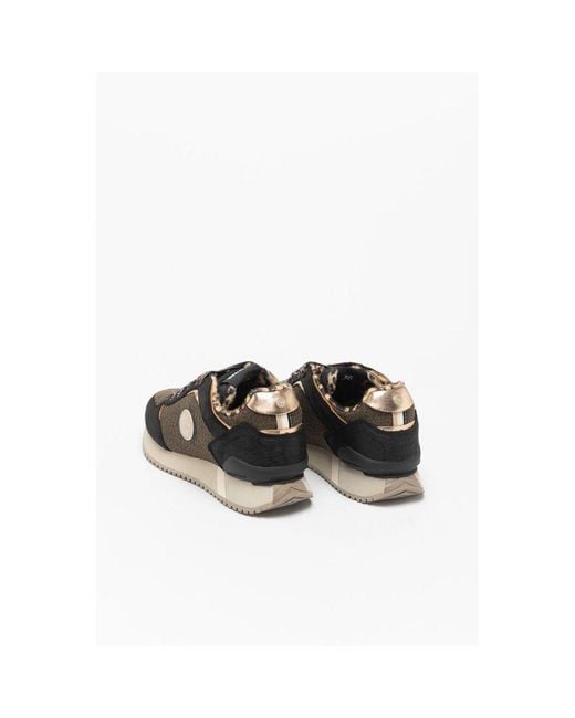 Colmar Black Bicolor Polyethylene Sneakers