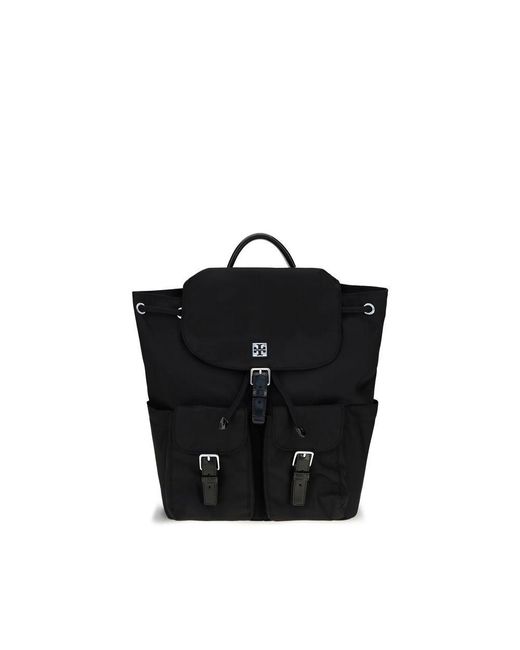 Tory Burch Black Nylon Backpack