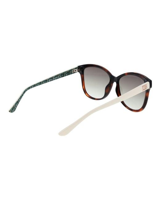 Guess Black Brown Plastic Sunglasses