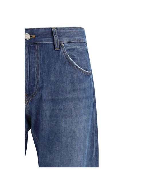 PT Torino Blue Cotton Jeans Denim for men