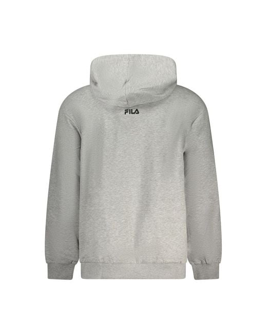 Fila Gray Cotton Sweater for men