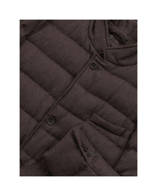 Herno Brown Wool Jacket for men