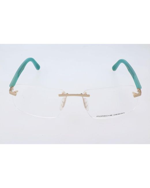 Porsche Design Blue Bicolor Metal Frames for men