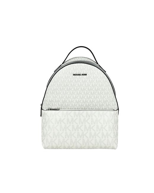 Michael Kors Black Sheila Medium Pvc Backpack Bookbag