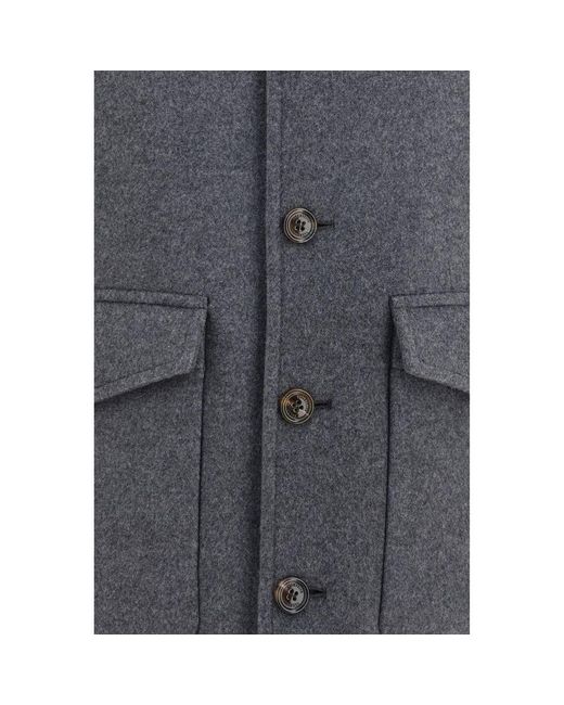 Valentino Garavani Gray Wool Oves Aries Jacket for men