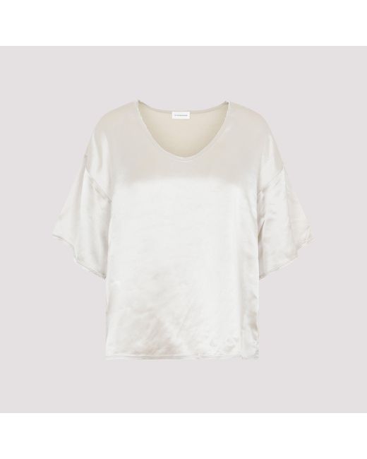 By Malene Birger White Sand Acetate Pilavis Shirt