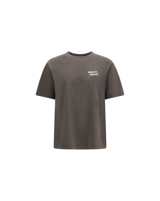 Maison Kitsuné Gray Brown Cotton Sportswear for men