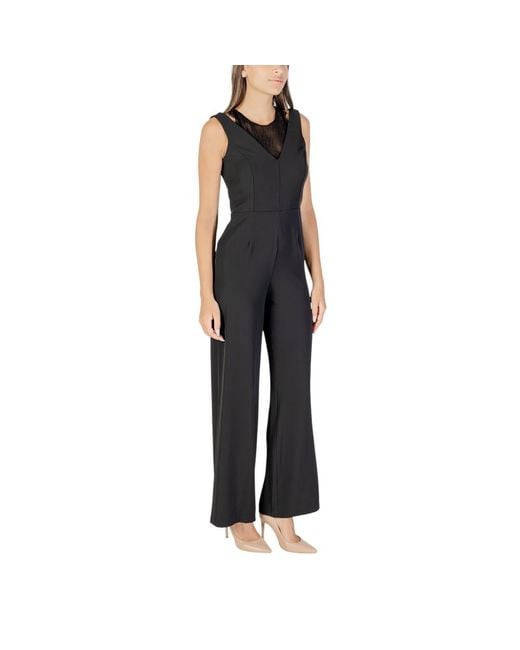 Rinascimento Black Polyester Jumpsuit