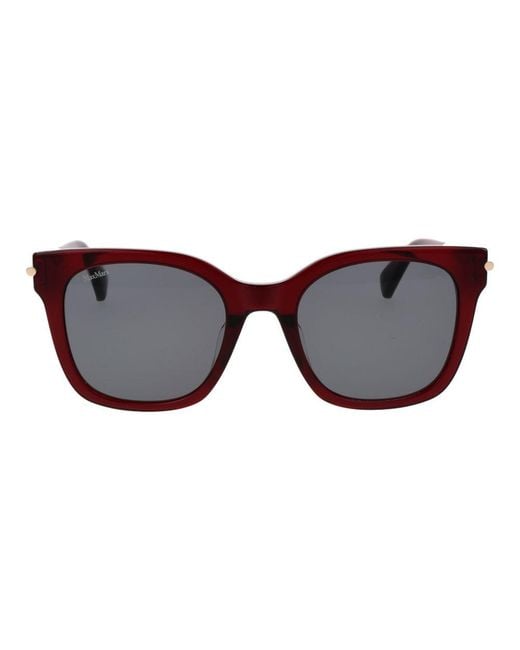 Max Mara Brown Acetate Sunglasses