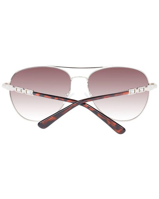 Guess Purple Silver Sunglasses