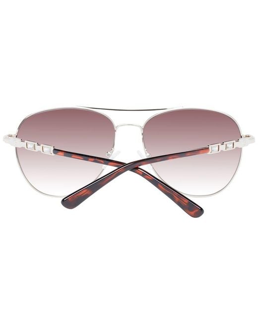 Guess Purple Silver Sunglasses