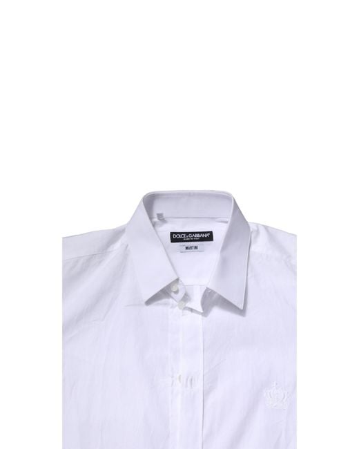 Dolce & Gabbana Purple Martini Long Sleeves Formal Shirt for men