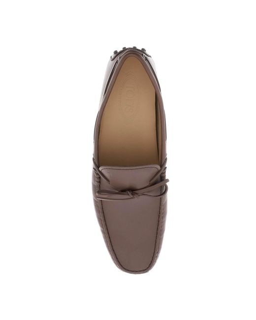 Tod's Brown 'city Gommino' Loafers for men