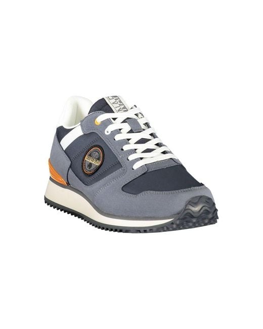 Napapijri Blue Polyester Men's Sneaker for men