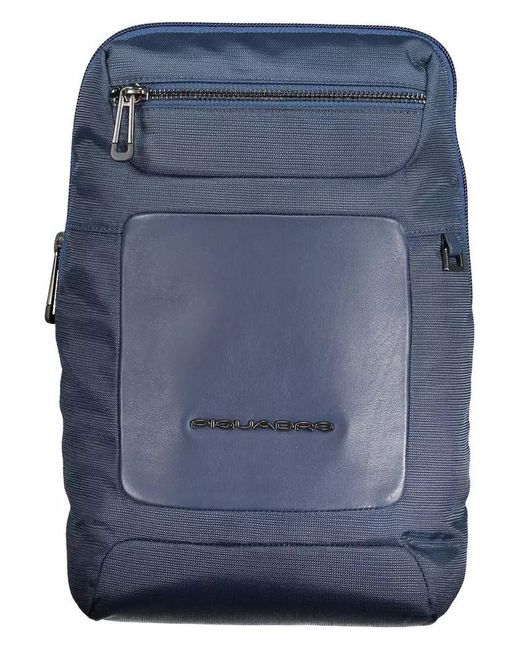 Piquadro Eco-friendly Chic Blue Shoulder Bag for men