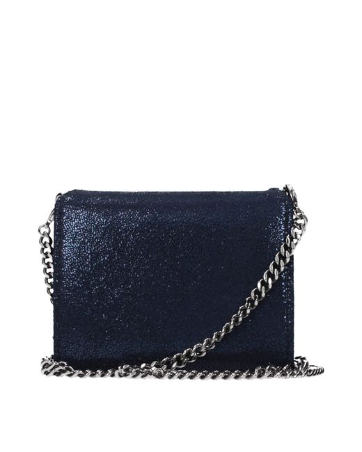 Stella McCartney Blue Stella Mc Cartney Wallet Eco Suede/Ink