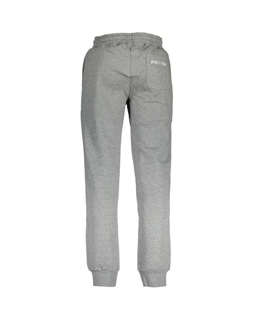 La Martina Gray Cotton Men's Sweatpants for men