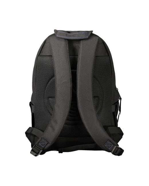 North Sails Gray Nero Polyester Uomo Backpack With Versatile Design for men