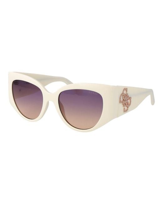Guess Pink Plastic Sunglasses