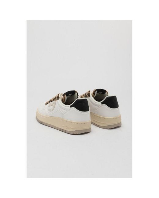 Colmar White Multicolor Polyethylene Low Top Sneakers