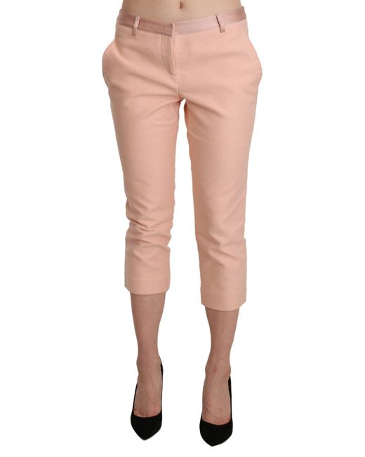 Ermanno Scervino Multicolor Chic Skinny Capri Pants