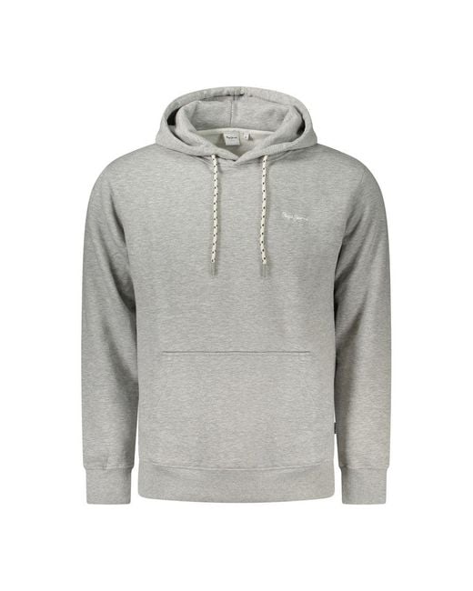 Pepe Jeans Gray Cotton Sweater for men