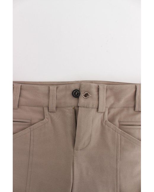 Roberto Cavalli Multicolor Beige Dress Skinny Slim Straight Chinos Pants