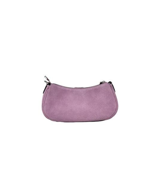 COACH Purple Mini Ashton Suede Shoulder Bag Purse
